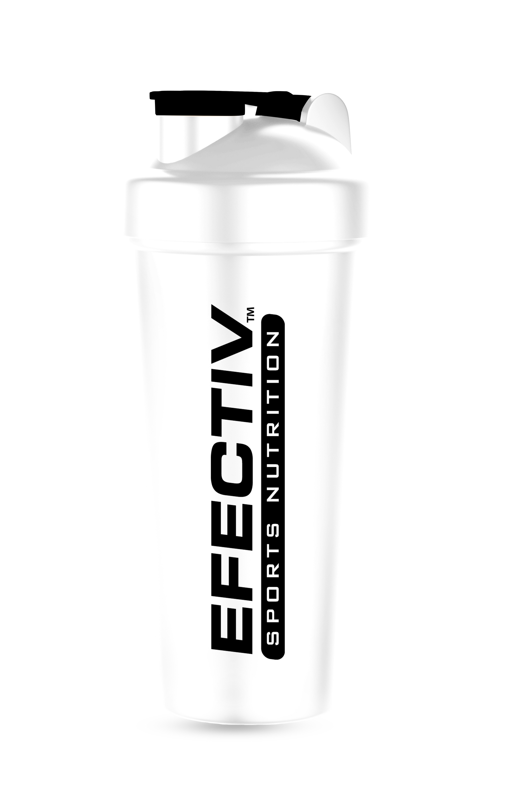 Efectiv Nutrition Shaker 600ml White/Black