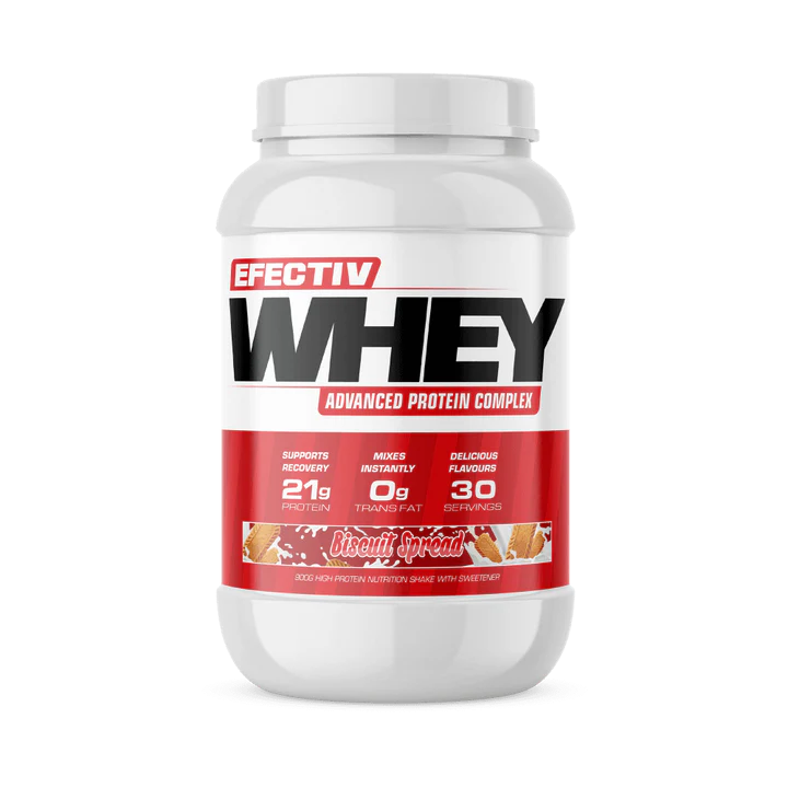 Efectiv Nutrition Whey Protein 900g Biscuit Spread