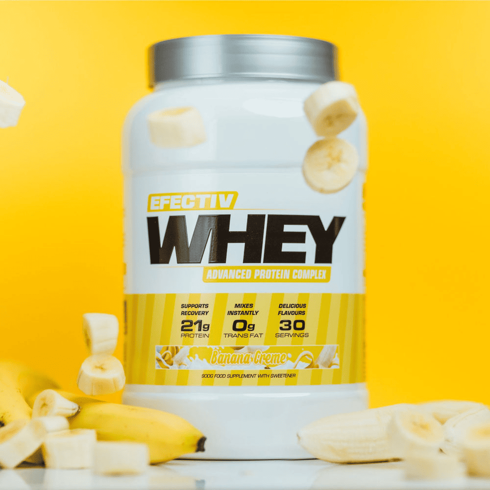 Efectiv Nutrition Whey Protein 900g Banana Cr me