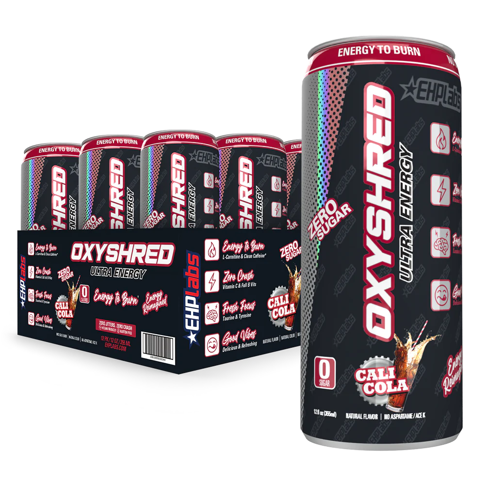 EHP Labs OxyShred Ultra Energy Drink RTD 12x355ml Cali Cola