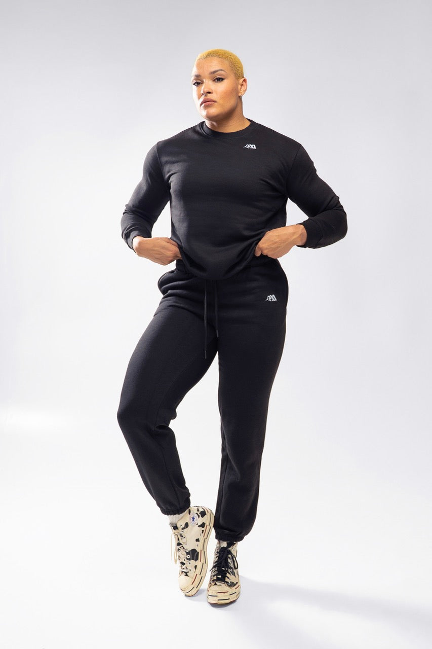 XAPE Core Logo Studio Joggers - Black