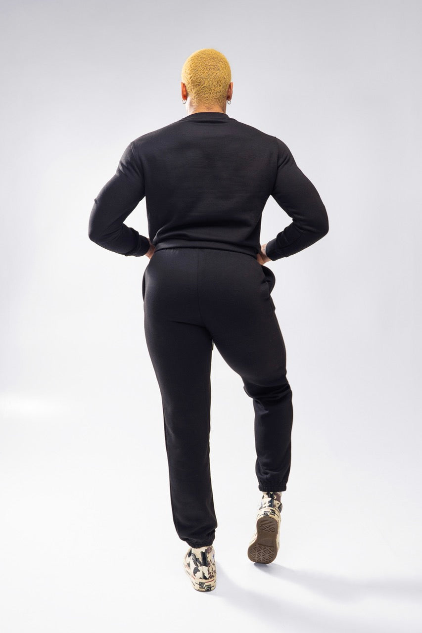 XAPE Core Logo Studio Joggers - Black