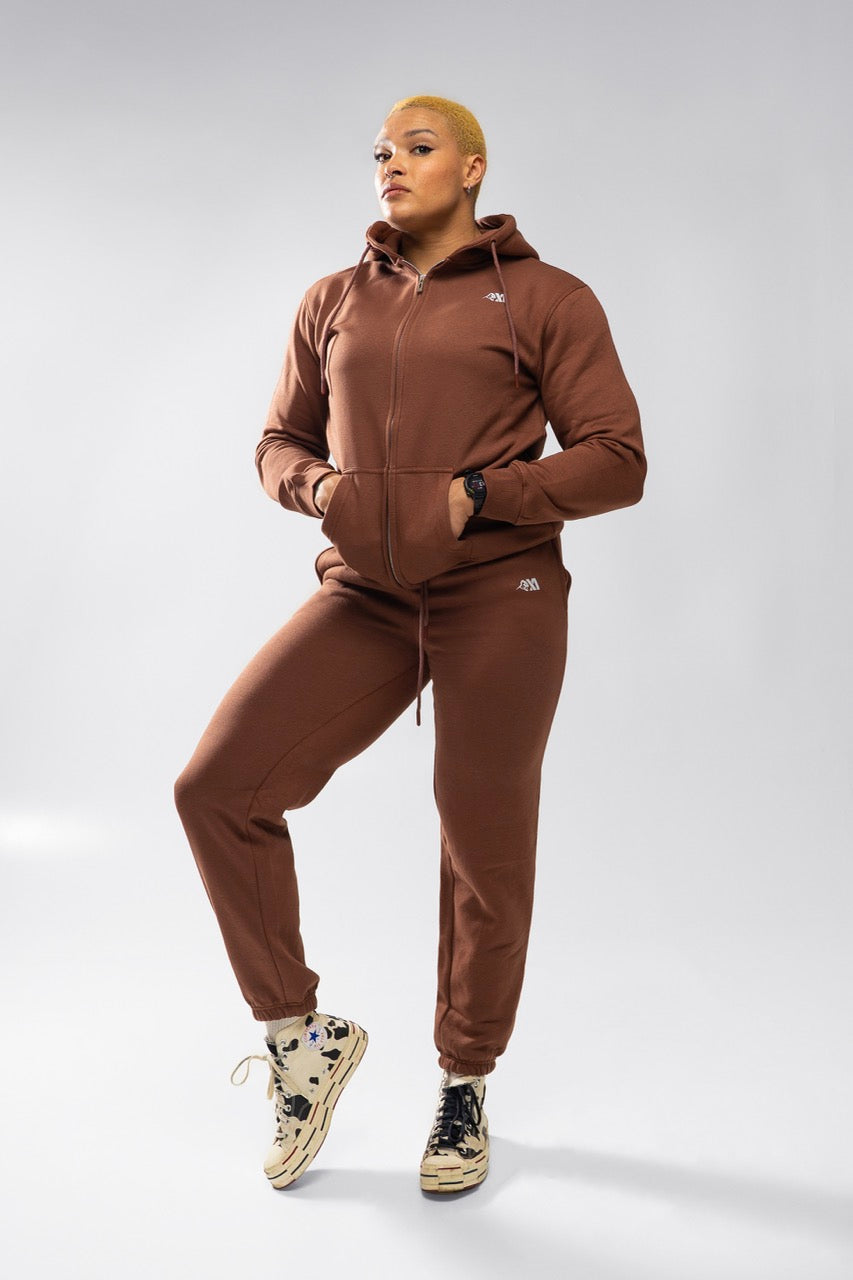 XAPE Core Logo Studio Joggers - Cocoa