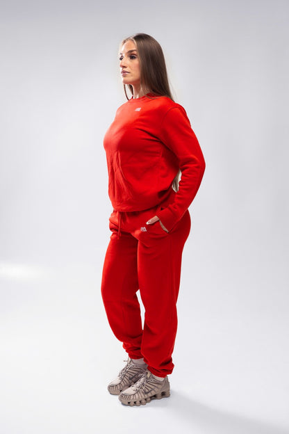 XAPE Core Logo Studio Joggers - Red