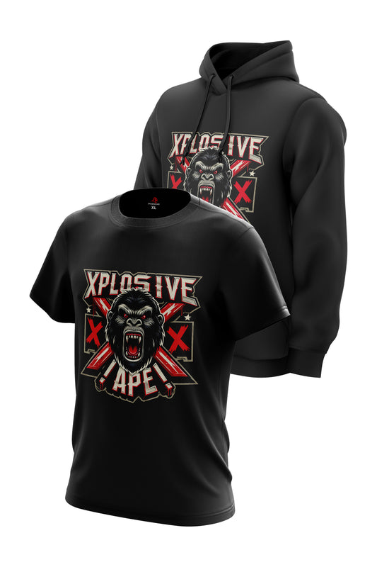 XAPE Explicit Hoodie & Tee Combo - Black