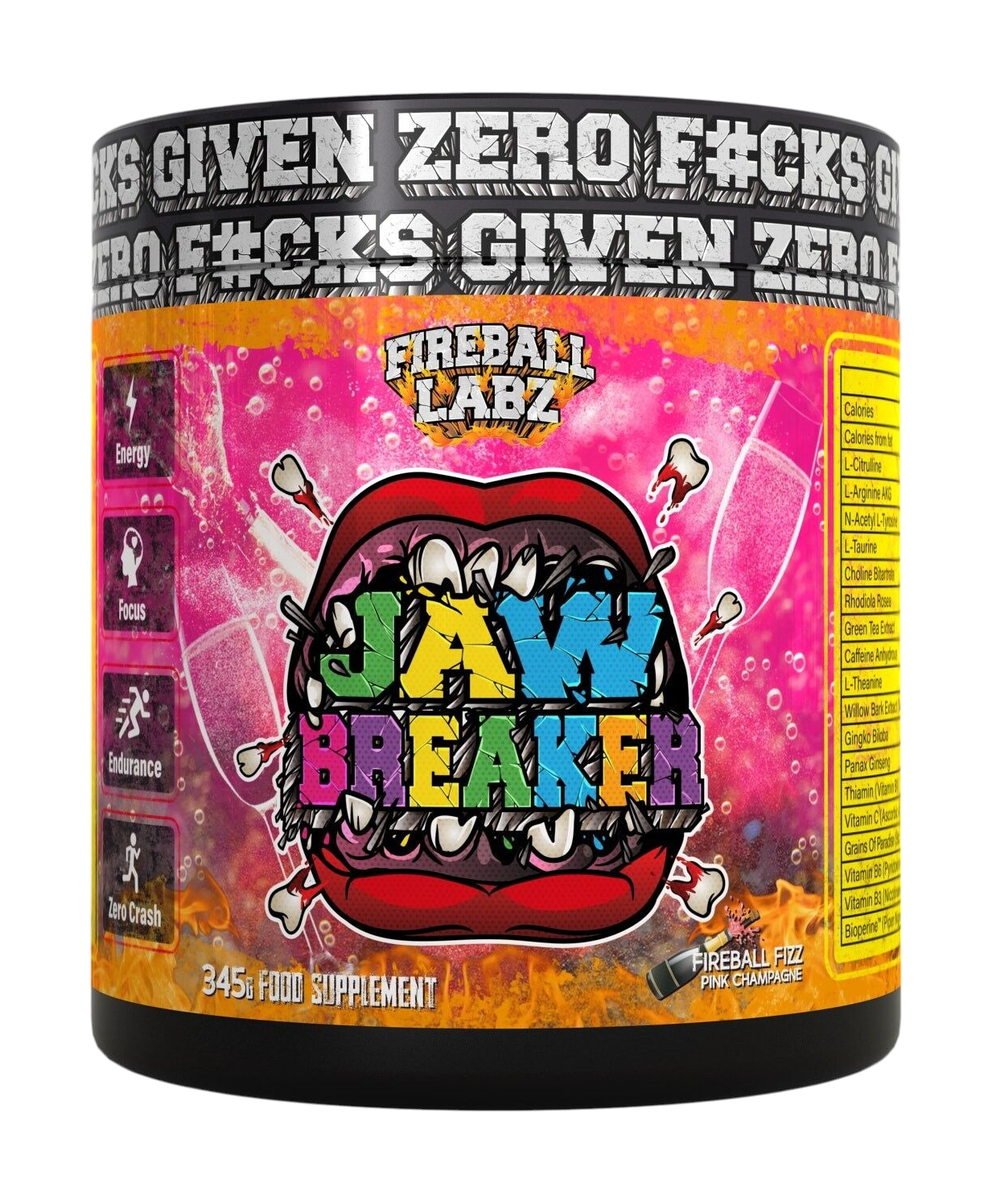 Fireball Labz Jaw Breaker 345g Fireball Fizz (Pink Champagne)