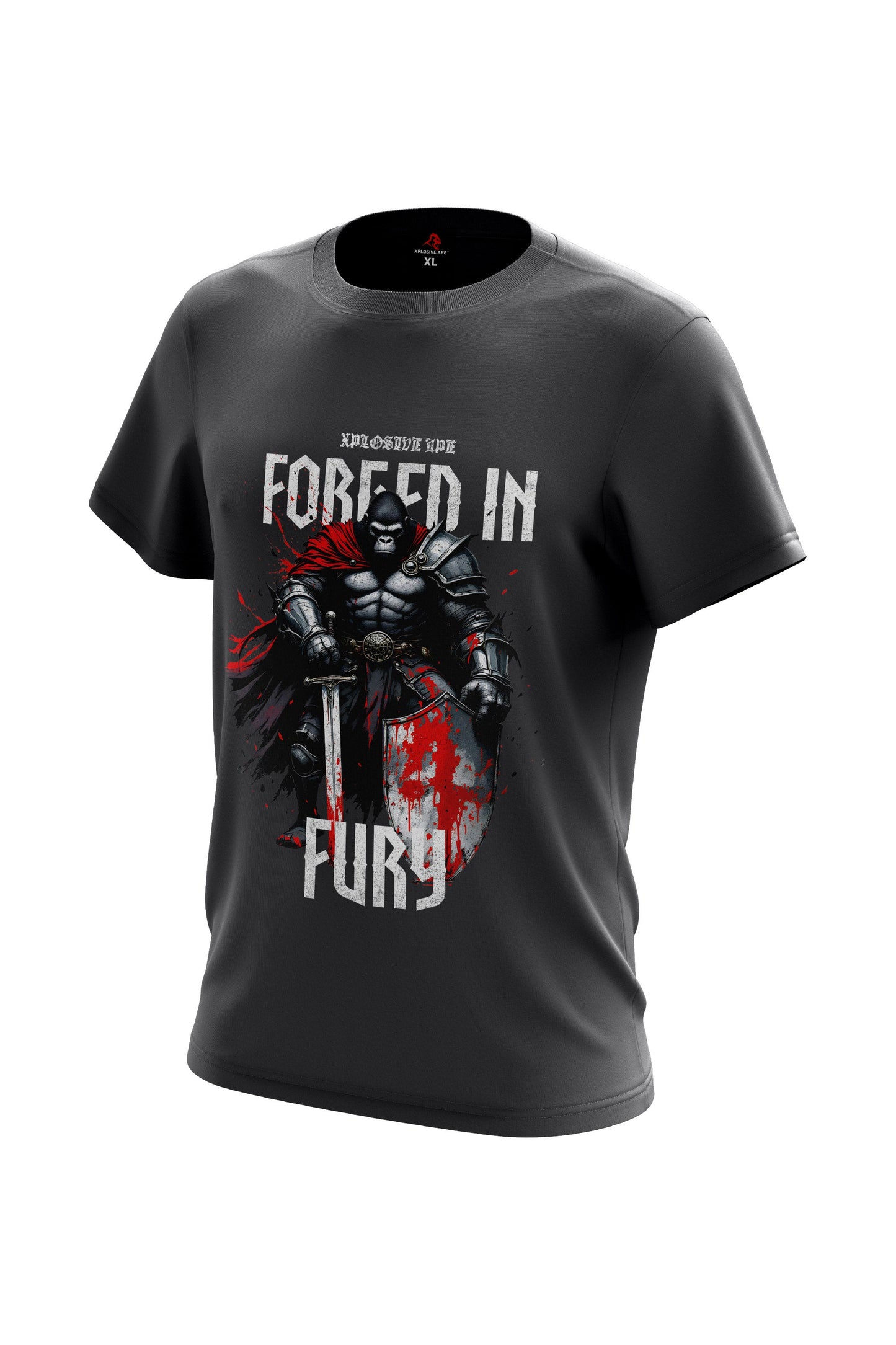 XAPE Forged in Fury Tee - Charcoal