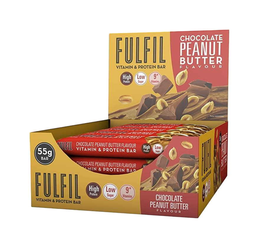 Fulfil Nutrition Vitamin & Protein Bar 15x55g Chocolate Peanut Butter