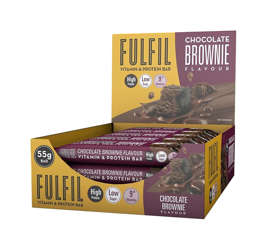 Fulfil Nutrition Vitamin & Protein Bar 15x55g Chocolate Brownie