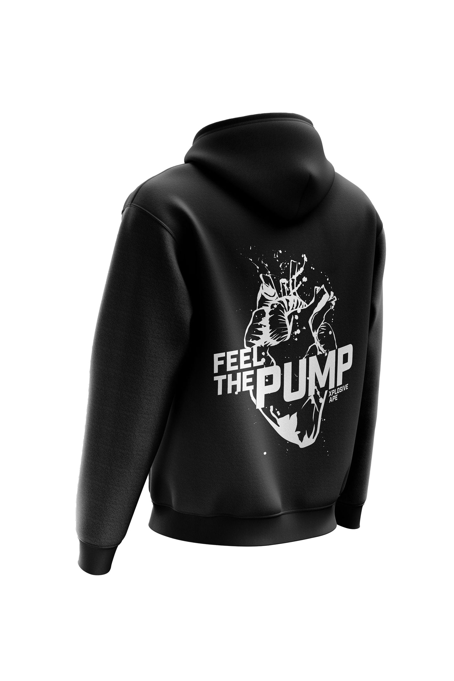 XAPE Feel The Pump Hoodie - Black