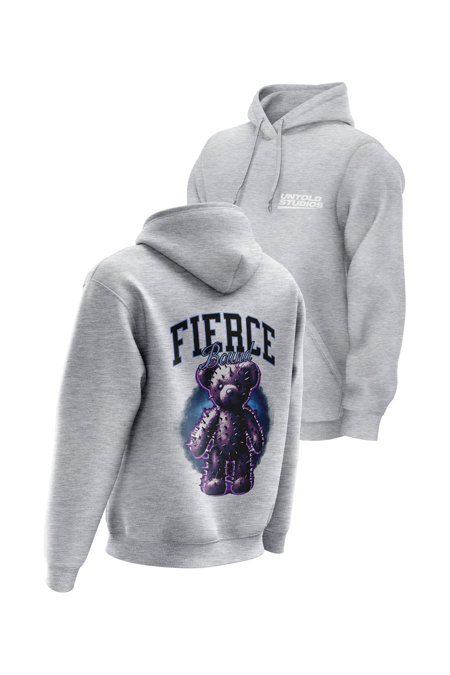 Untold Studios Fierce Bound Hoodie - Grey