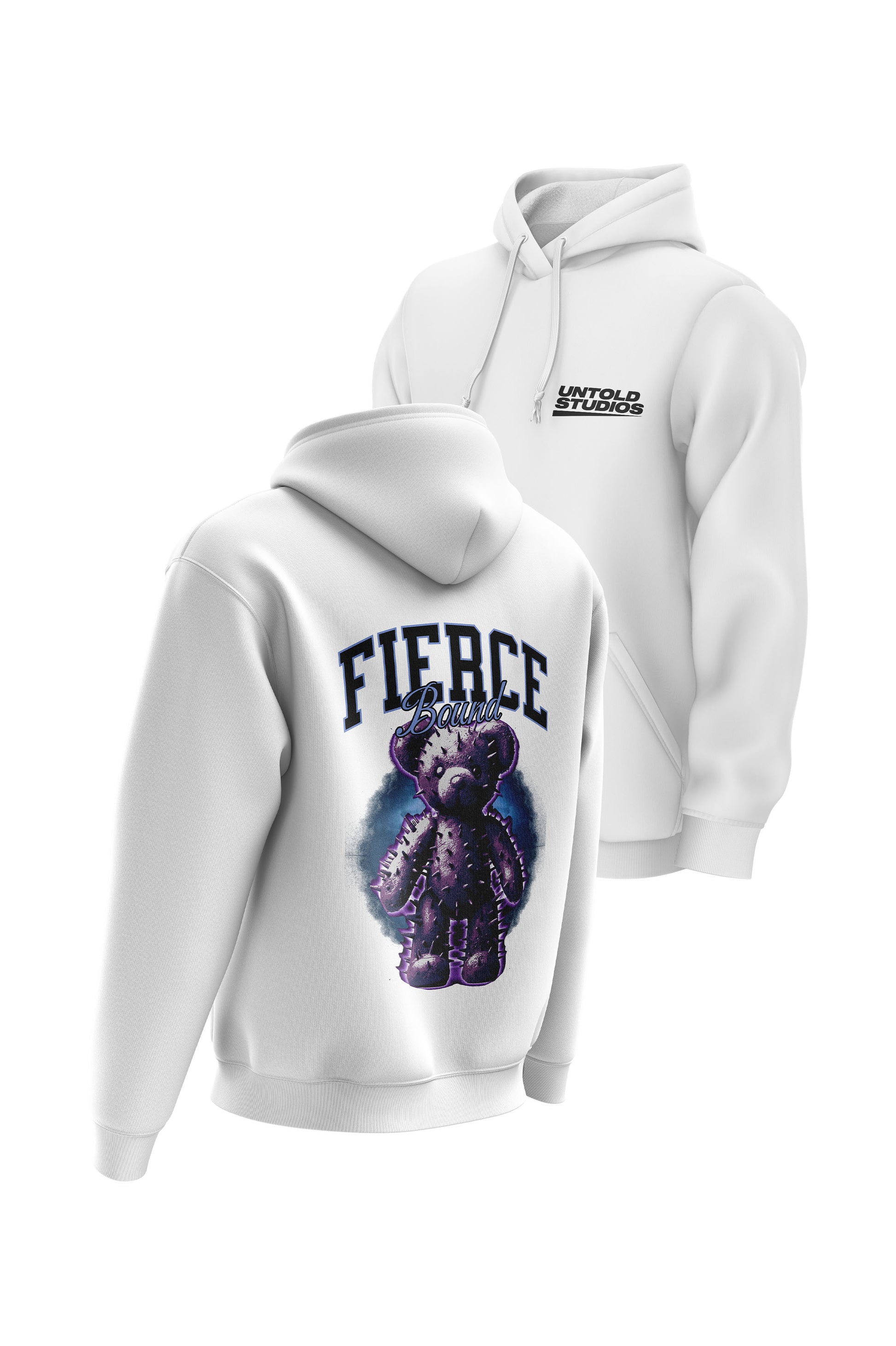 Untold Studios Fierce Bound Hoodie - White