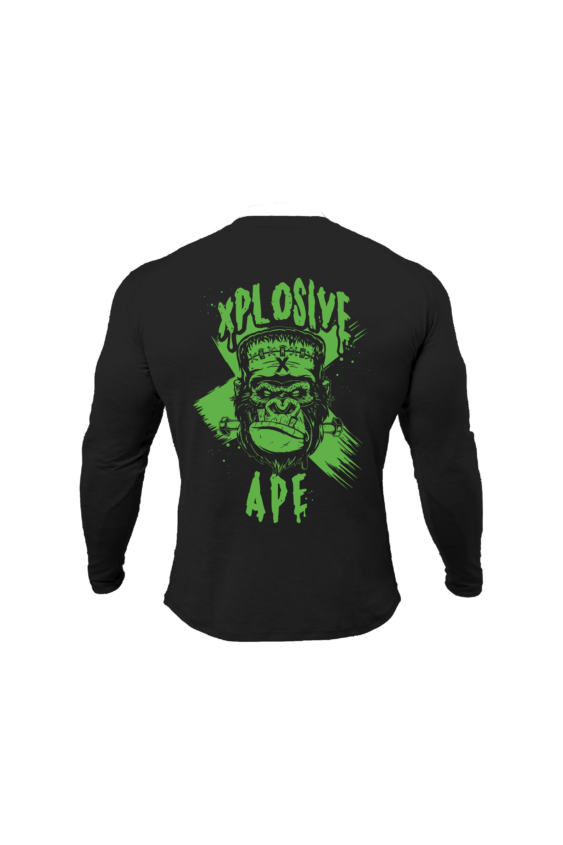 XAPE Frankenape Long Sleeve Tee - Black