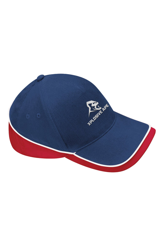 XAPE Competition Cap - French Navy / Classic Red