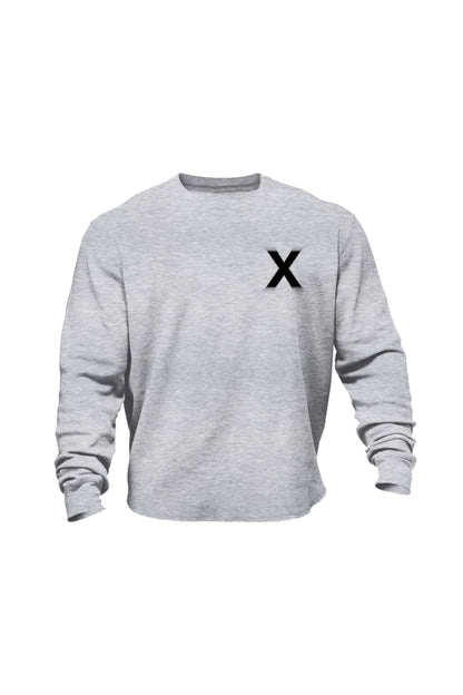 XAPE Halftone X V1 Sweatshirt - Grey Marl