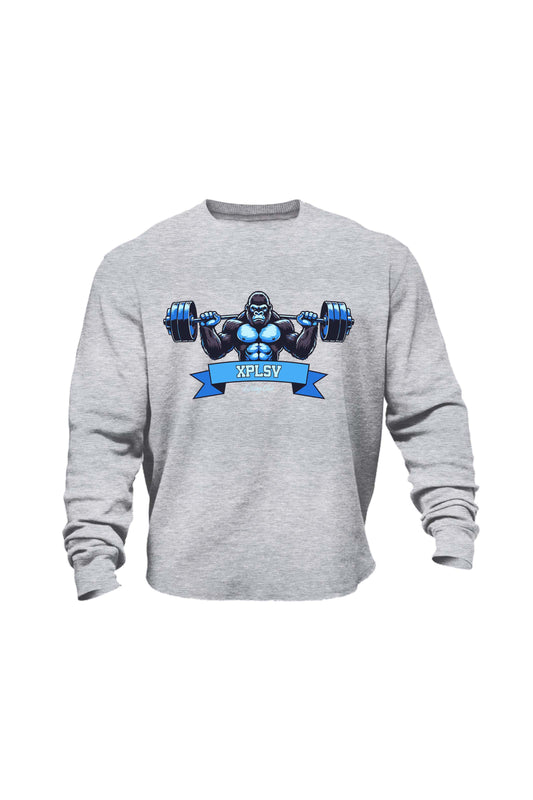 XAPE Lifting Club V4 Sweatshirt - Grey Marl