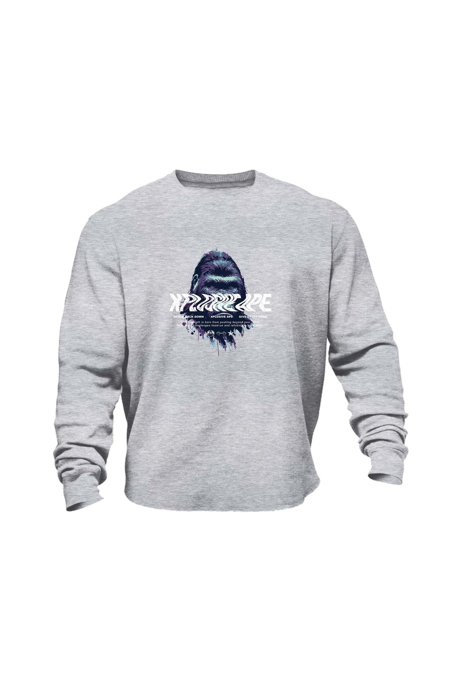 XAPE Unyielding Sweatshirt - Grey Marl