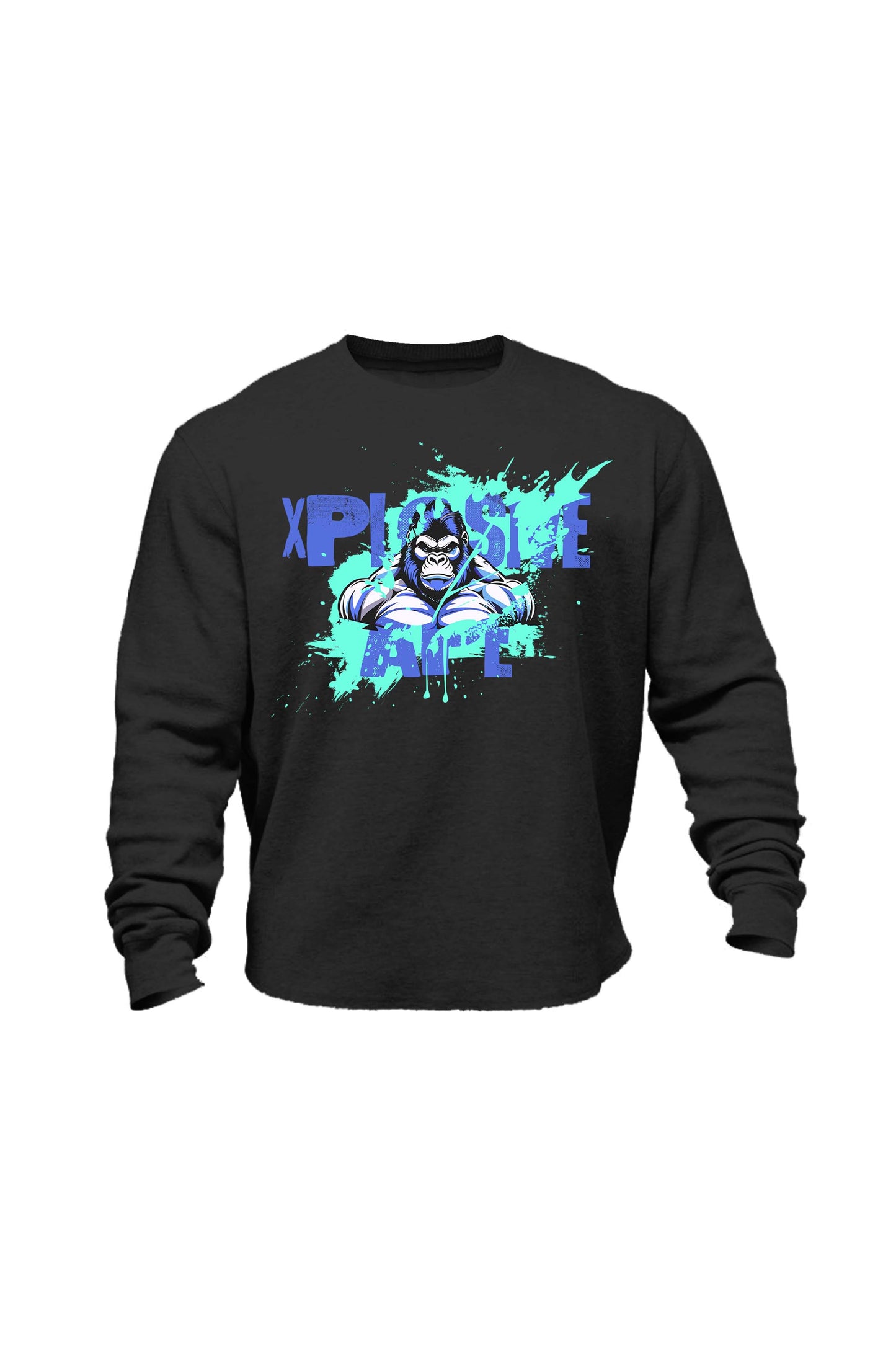 XAPE Splatter V4 Sweatshirt - Black