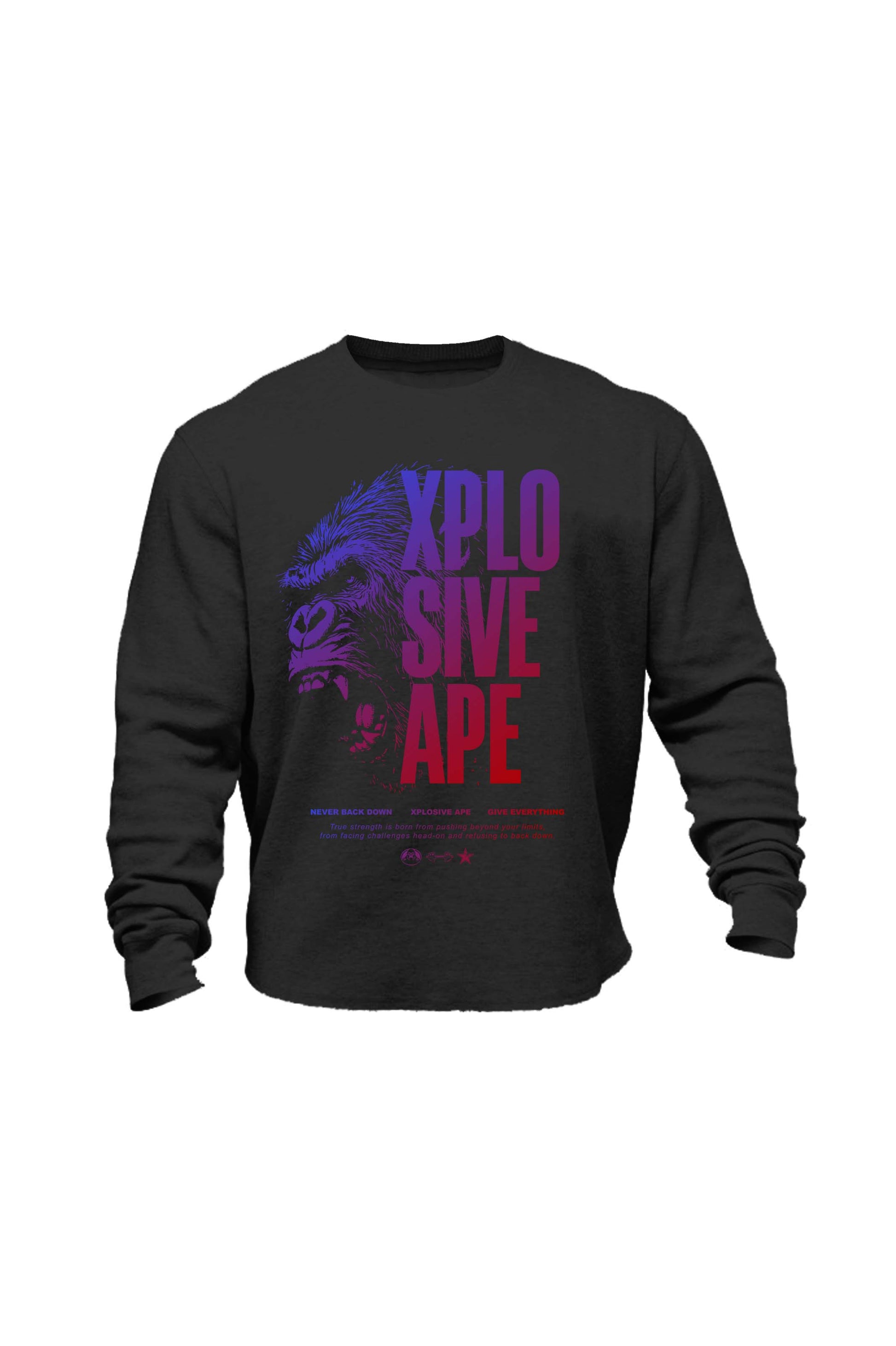 XAPE Vanguard V1 Sweatshirt - Black