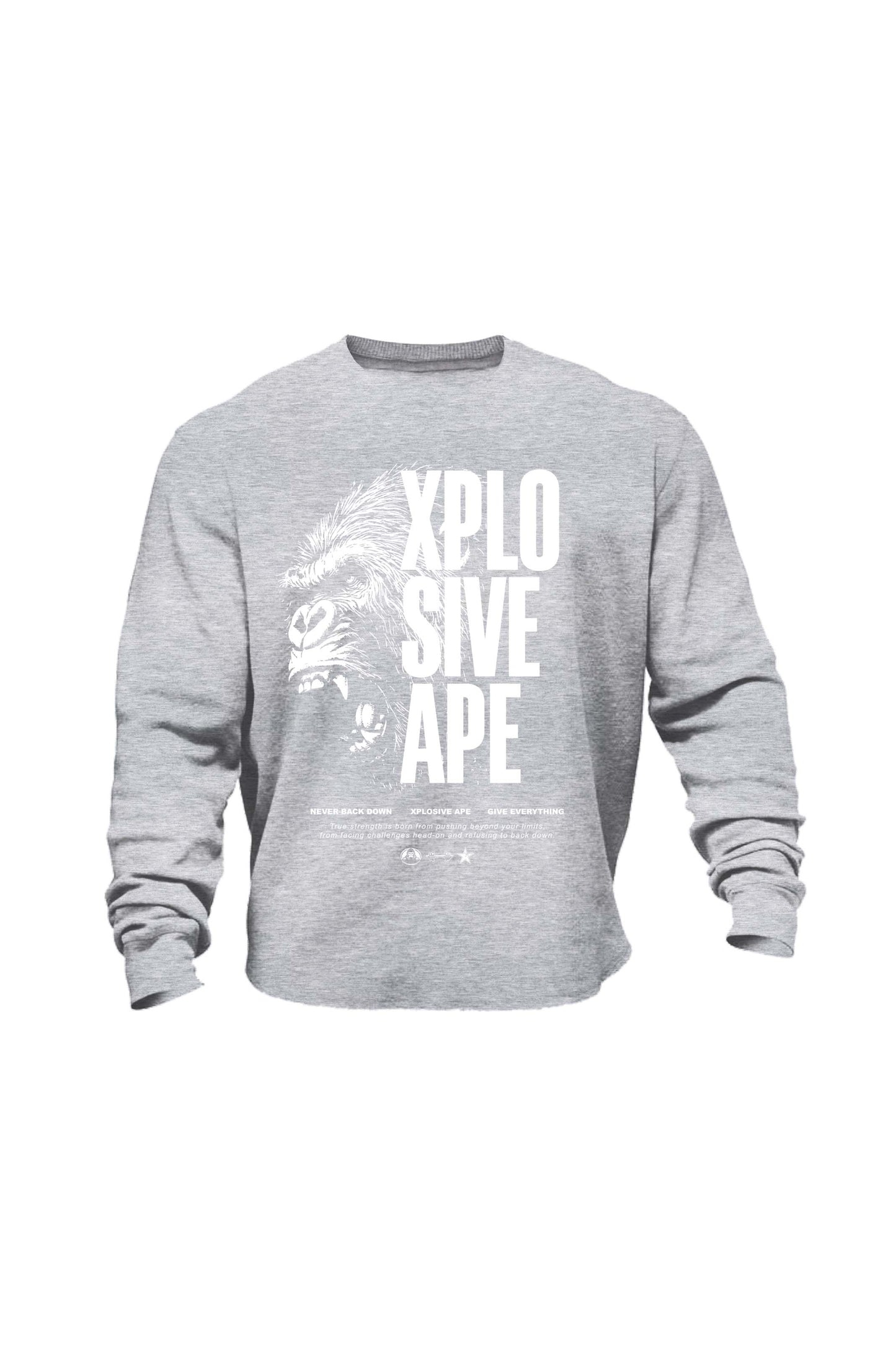 XAPE Vanguard V2 Sweatshirt - Grey Marl