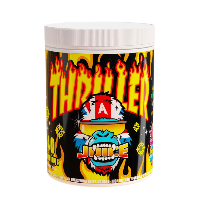 Gorillalpha Thriller Juice 520g Raspberry & Lemonade Slushy