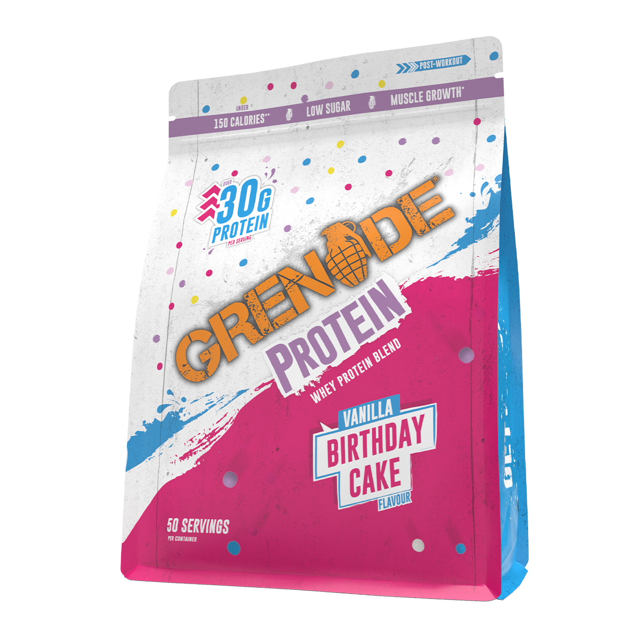 Grenade Protein 2kg Birthday Cake