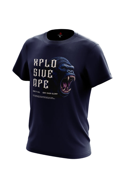 XAPE Grit Over Glory Tee - Navy