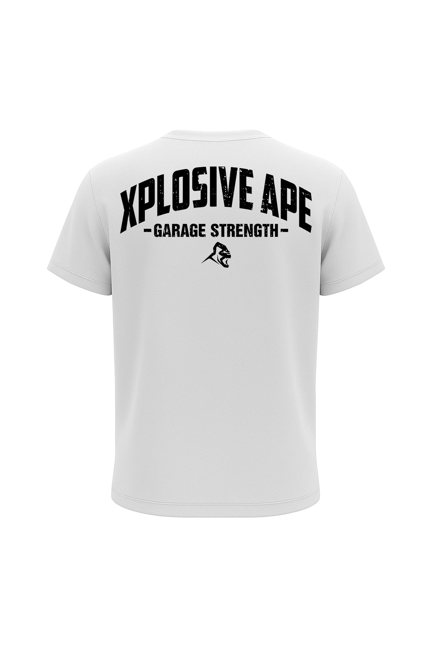 XAPE Garage Strength Tech Tee - White