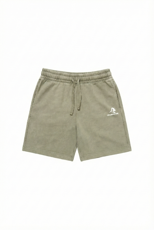 XAPE Vintage Wash Shorts - Stone