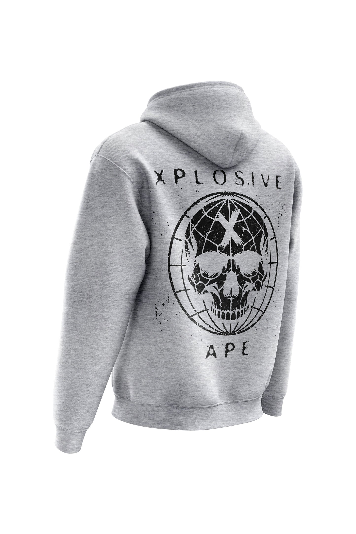 XAPE Global Hoodie - Heather Grey