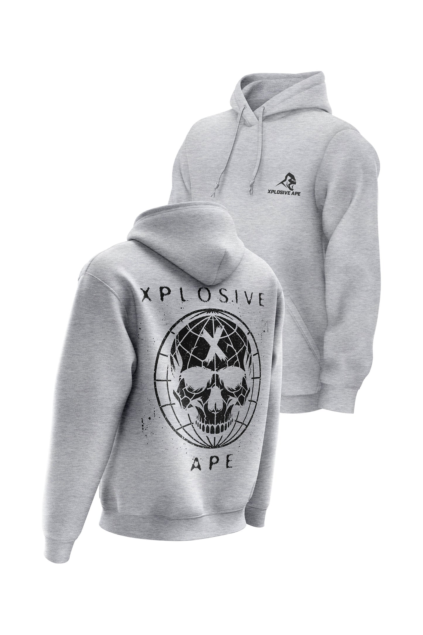 XAPE Global Hoodie - Sports Grey