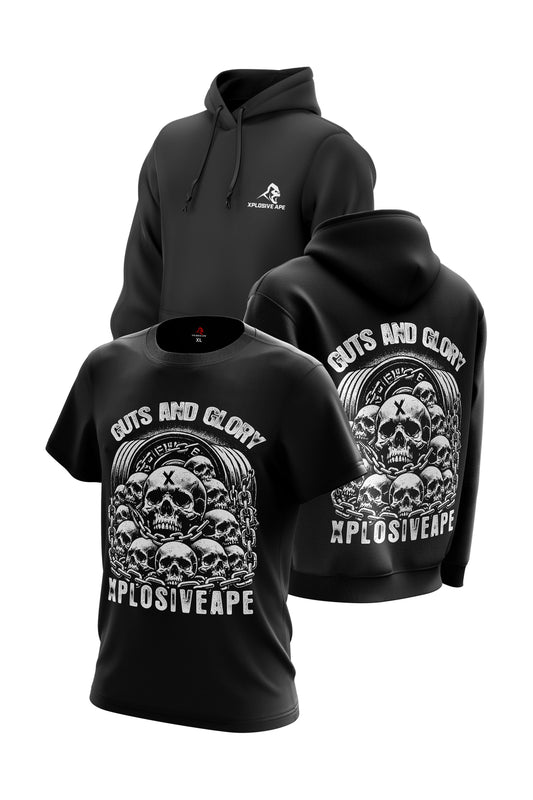 XAPE Glory Hoodie & Tee Combo - Black