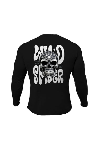 Untold Studios Gothic Spider Skull Sweatshirt - Black