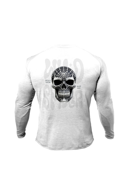 Untold Studios Gothic Spider Skull Sweatshirt - White