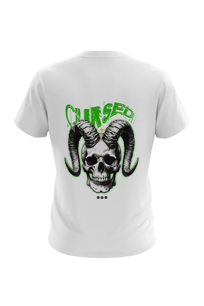 Untold Studios Gothic Cursed Skull Tee - White