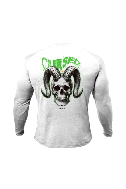 Untold Studios Gothic Cursed Skull Sweatshirt - White