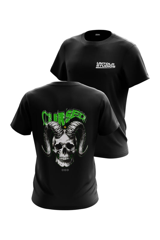 Untold Studios Gothic Cursed Skull Tee - Black