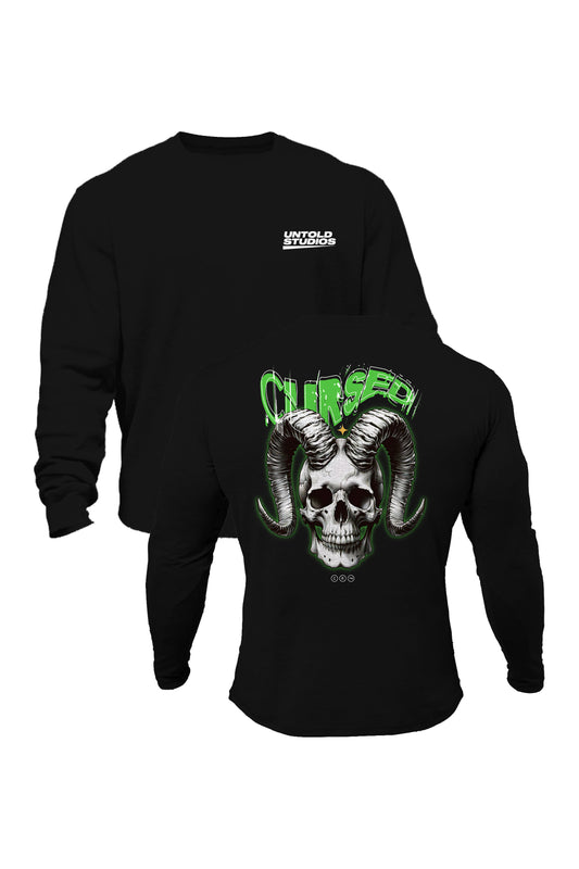 Untold Studios Gothic Cursed Skull Sweatshirt - Black