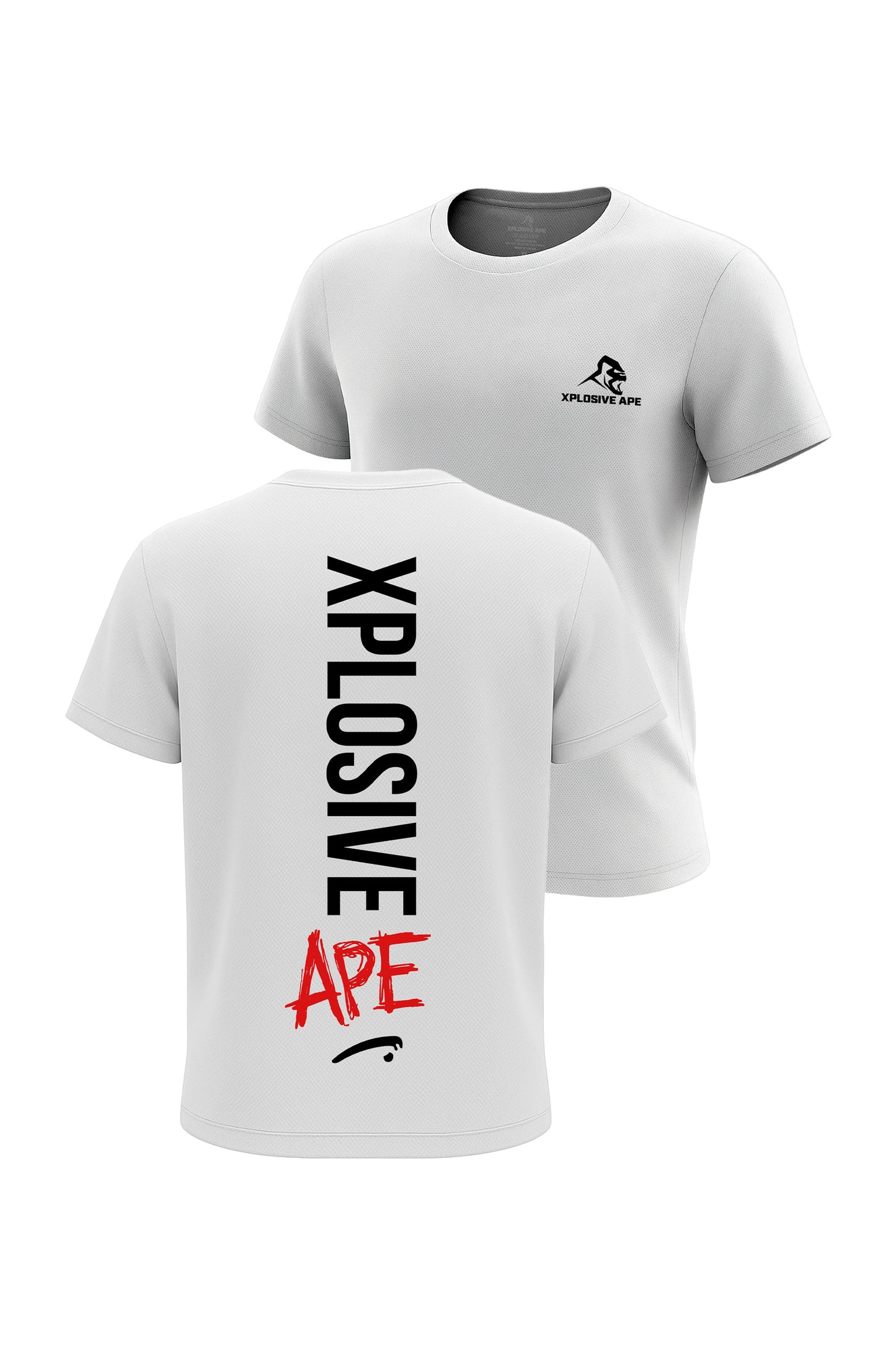 XAPE Graffiti Tech Tee - White