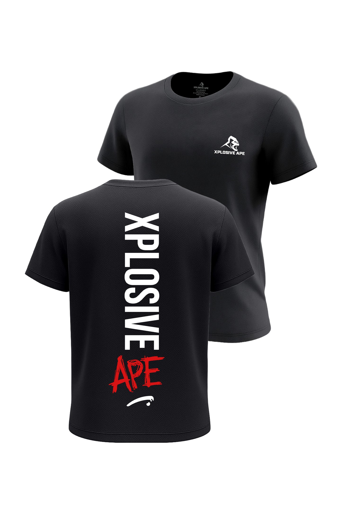 XAPE Graffiti Tech Tee - Black