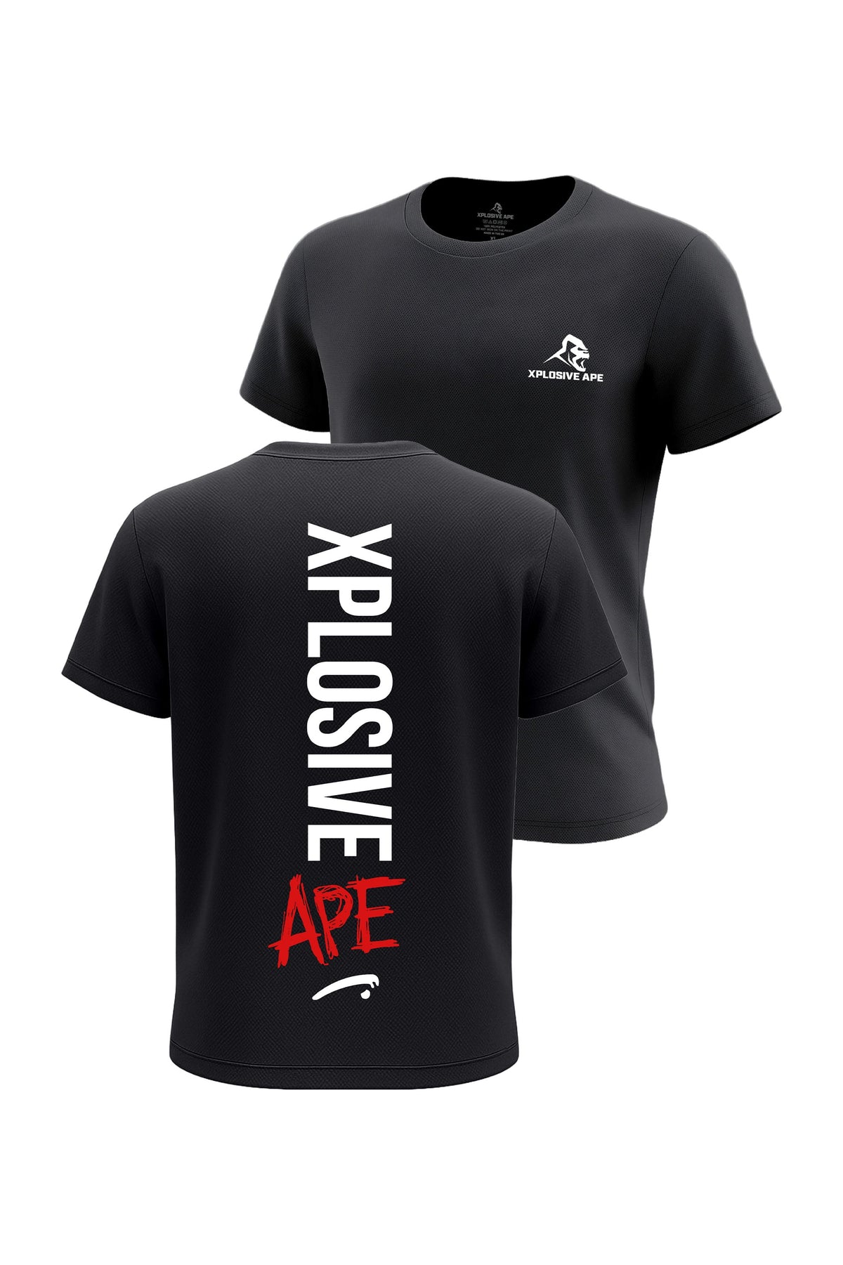 XAPE Graffiti Tech Tee - Black