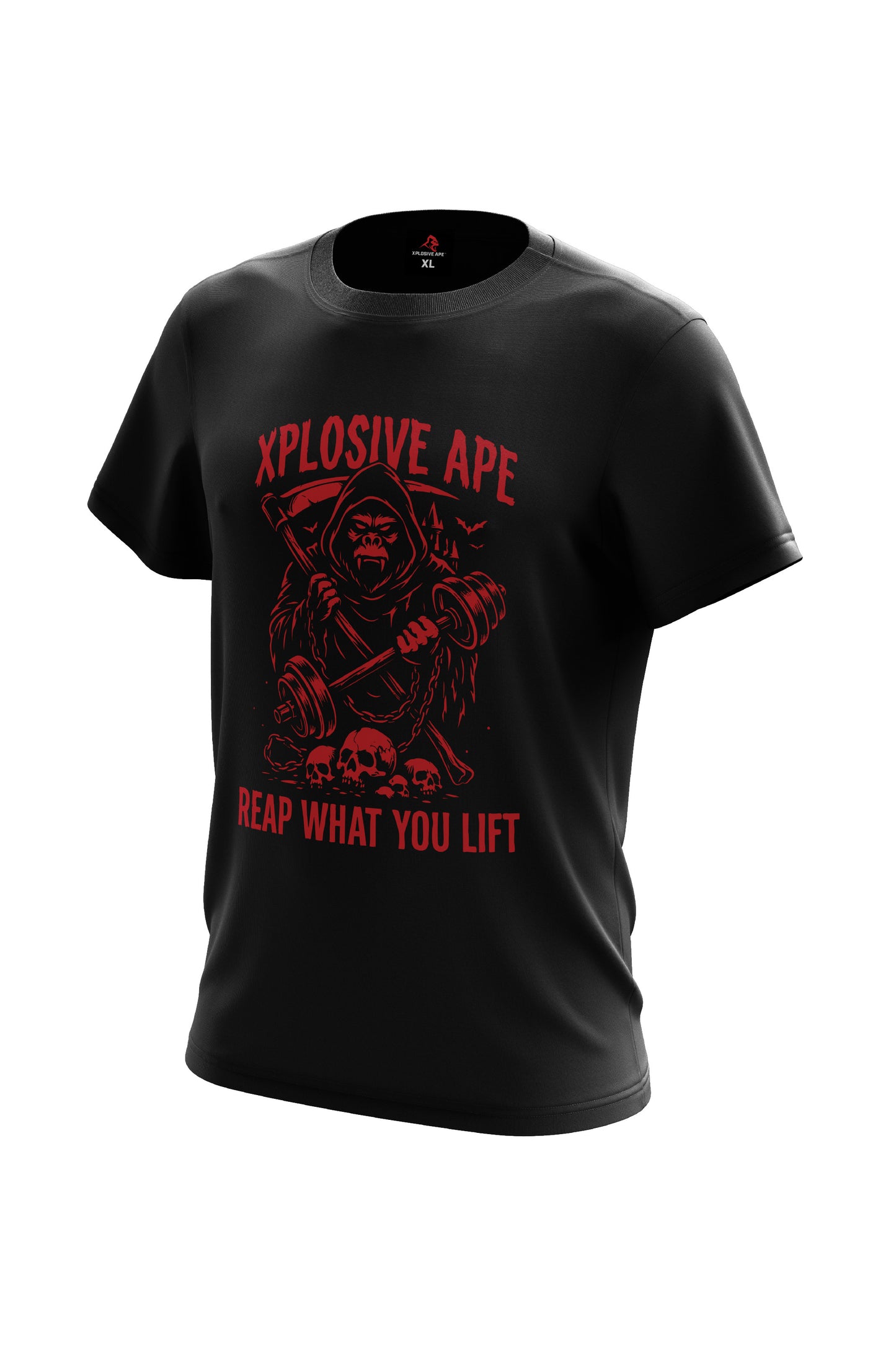 XAPE Grim Reaper Ape Tee - Black