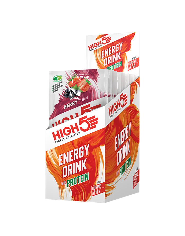 HIGH5 Energy Drink with Protein 12x47g Berry