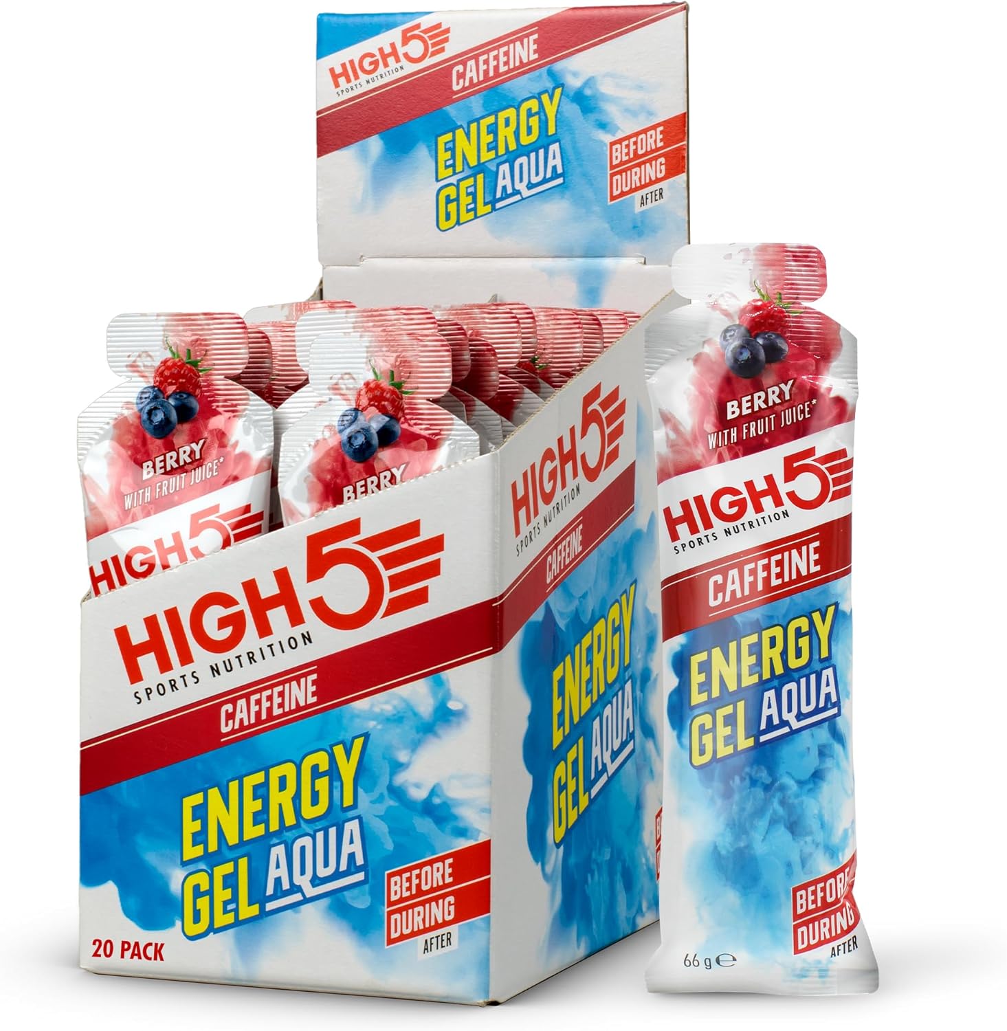 HIGH5 Energy Gel Aqua 20x66g Berry