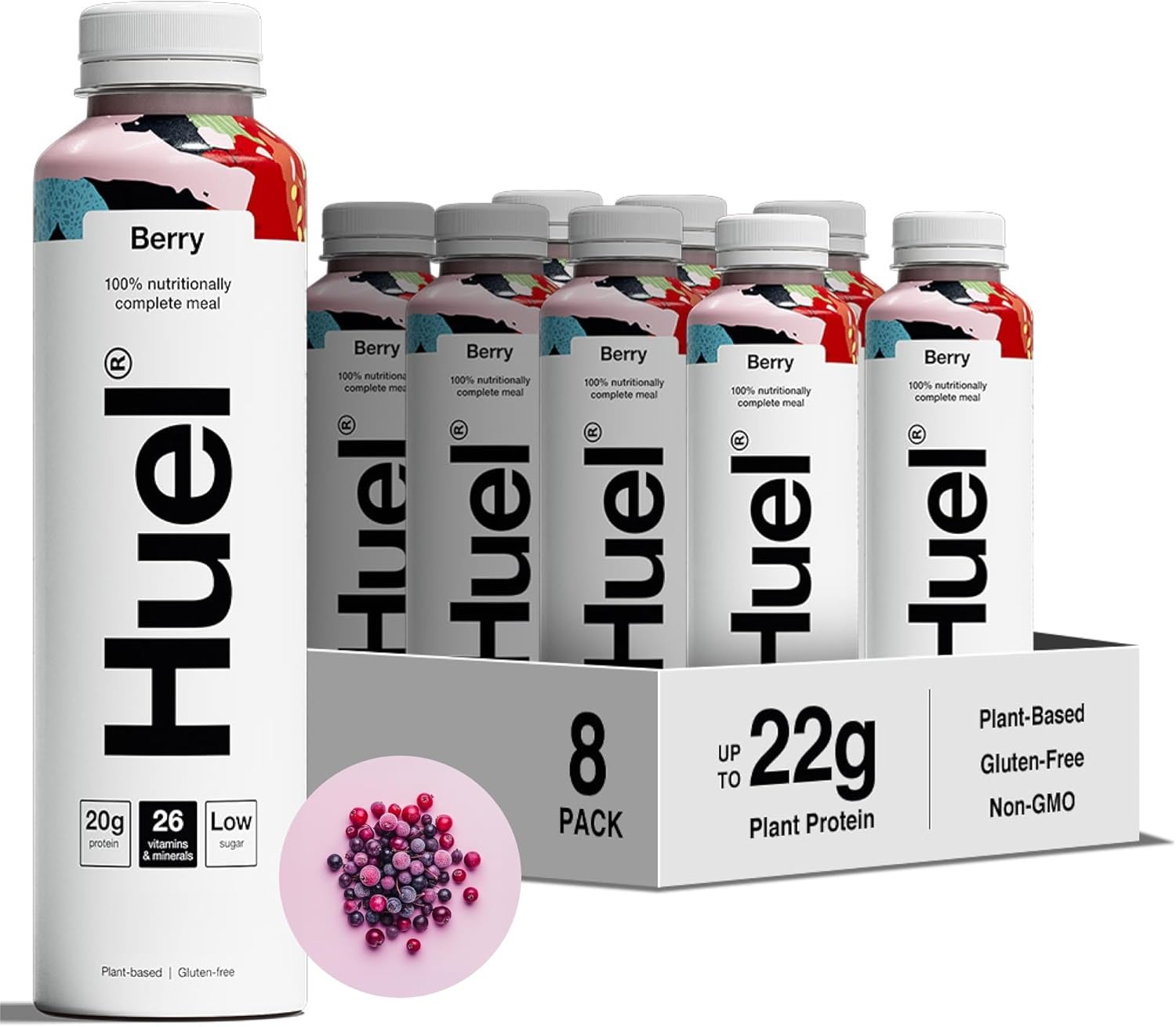 HUEL Ready-to Drink 8x500ml Berry