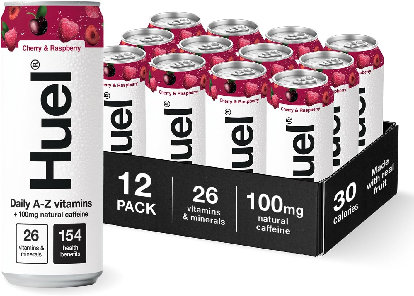 HUEL Daily A-Z Vitamins 12x330ml Cherry & Raspberry