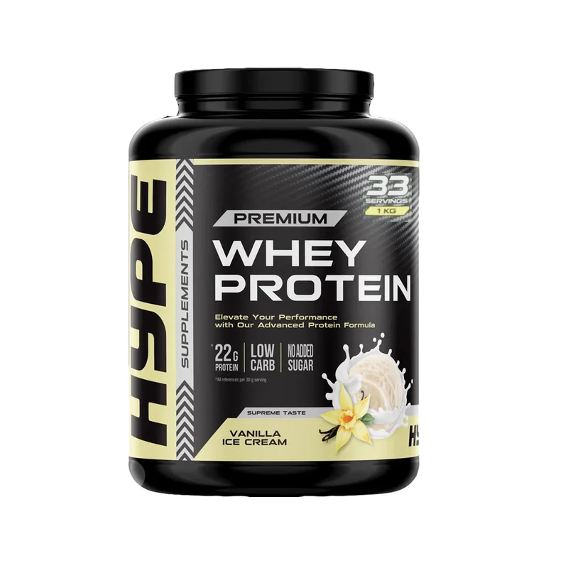 HYPE Whey Protein 1kg Vanilla Ice Cream