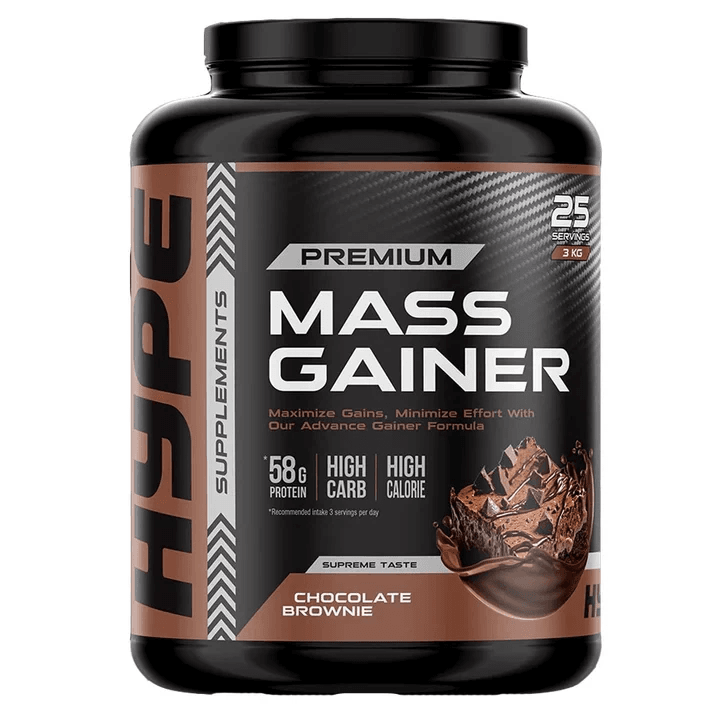 HYPE Mass Gainer 3kg Chocolate Brownie