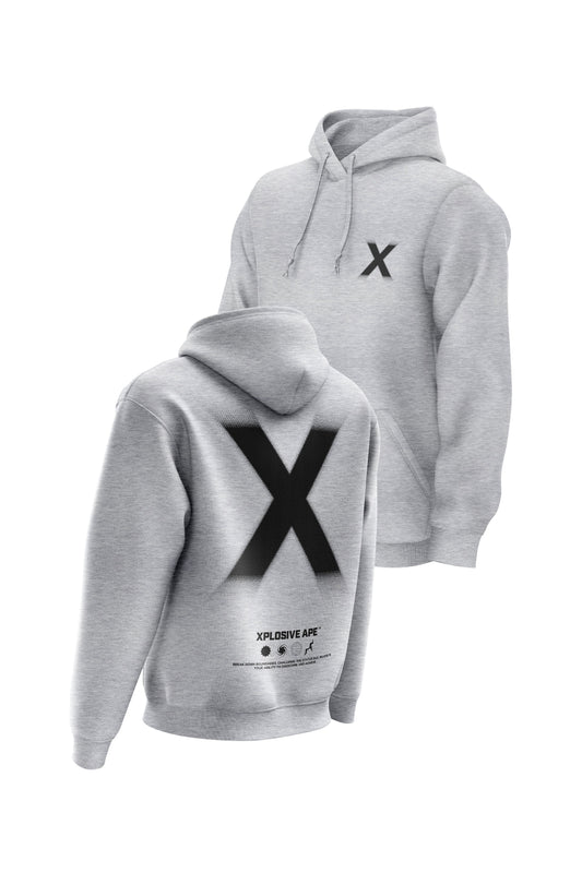 XAPE Halftone X V1 Hoodie - Grey