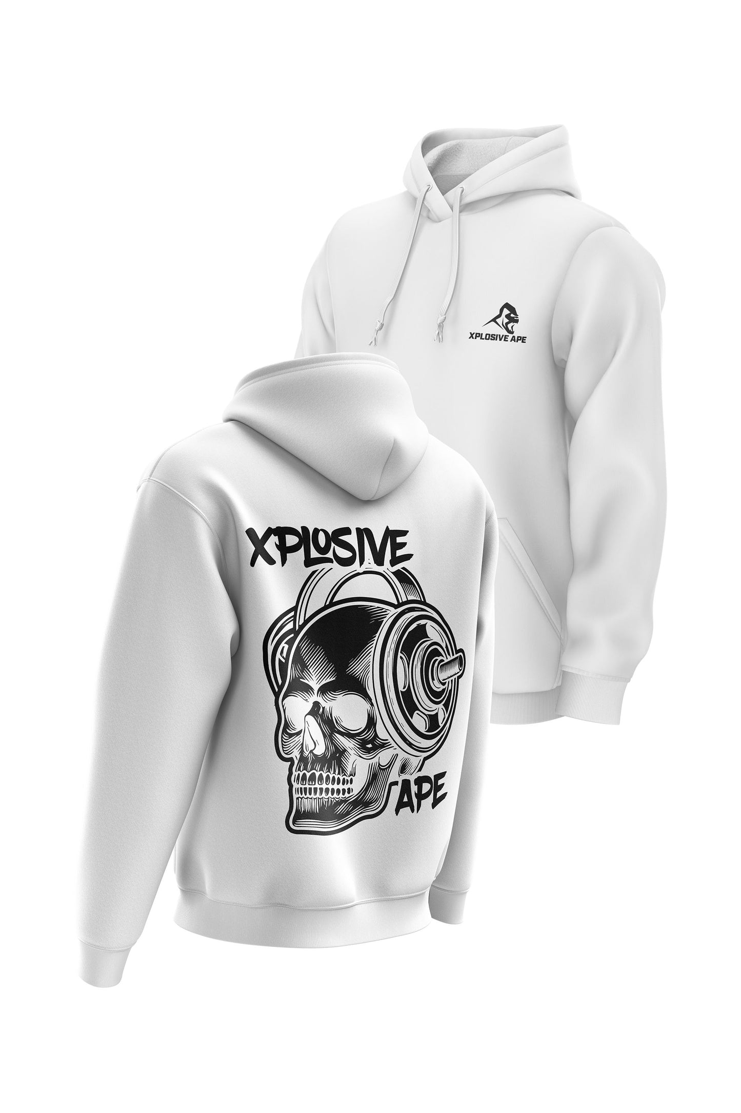 XAPE Headcheese Hoodie - White